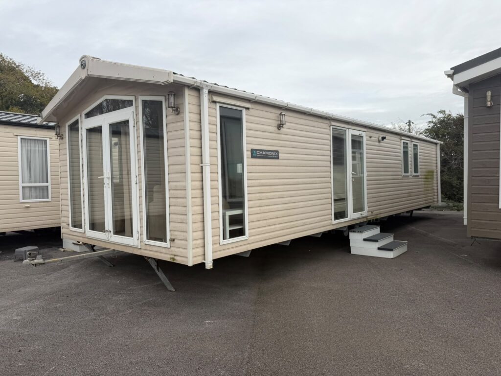 Swift Chamonix static caravan exterior